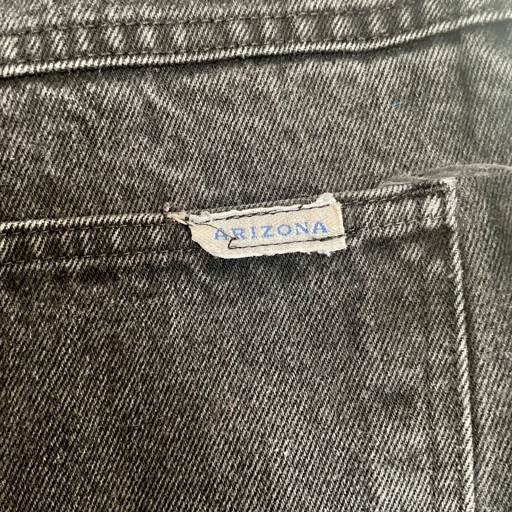 Vintage Arizona Black Mom Jeans USA Made High Waist Denim Size 9 - Picture 3 of 5